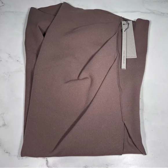 Rick Owens Rent Maxi Bodycon Skirt in Dust - Picture 3 of 14